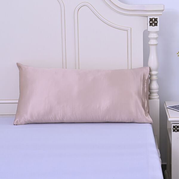 SERENITY NIGHT: Kissenbezug aus 100% Maulbeerseide, Ros&eacute;gold&nbsp; image number 1