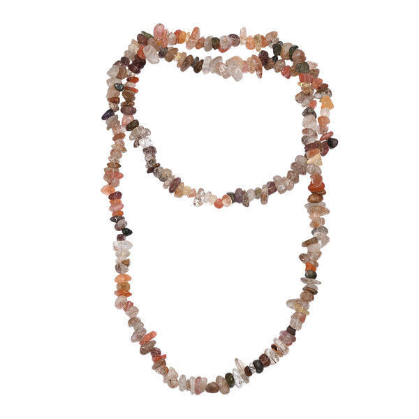 Strahlen Quarz Halskette 76 cm ca. 364,00 ct. image number 3