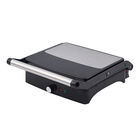 HOMESMART - 180 Grad Grill mit Antihaftbeschichtung und Temperaturregelung, Größe 31,5x33,5x11 cm, Schwarz