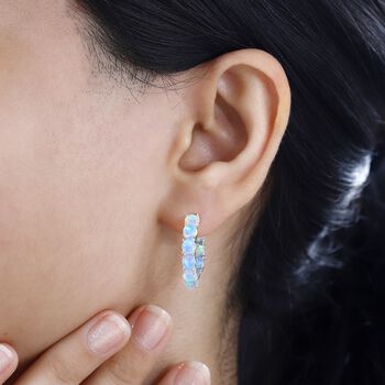 AA Nat&uuml;rliche, &auml;thiopische Welo Opal Ohrringe - 3,34 ct.