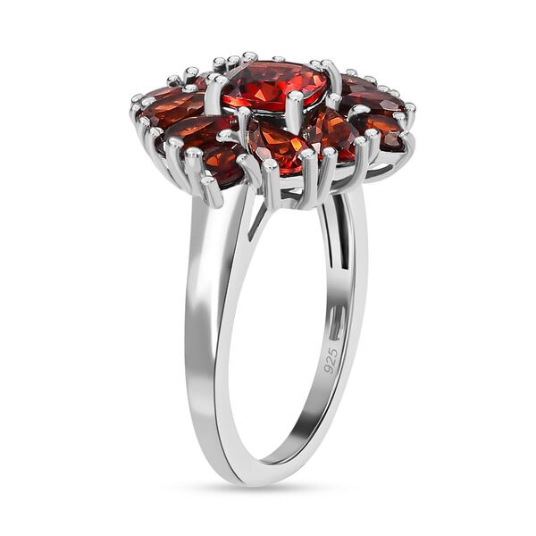 Nat&uuml;rlicher Mosambik Granat Ring, 925 Silber platiniert, (Gr&ouml;&szlig;e 17.00), ca. 3.75 ct image number 5