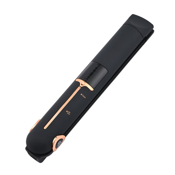 BEAUTECH - Kabelloses Mini-Gl&auml;tteisen mit wiederaufladbarer Batterie, Schwarz image number 4