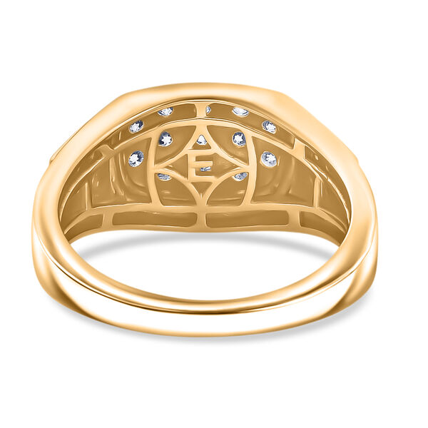 EverTrue Moissanit Herrenring, Messing mit Gelbgold E-Beschichtung - 0,79 ct. image number 6
