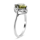 LUSTRO STELLA Peridot Zirkonia Ring 925 Silber platiniert  ca. 3,35 ct image number 4