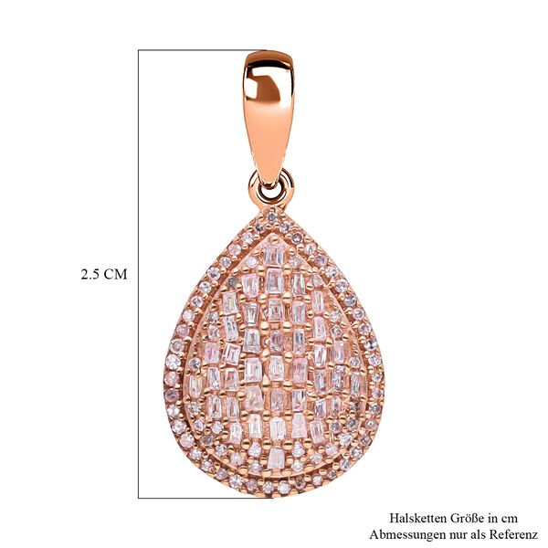 Nat&uuml;rlicher, rosa Diamant-Anh&auml;nger - 0,30 ct. image number 6