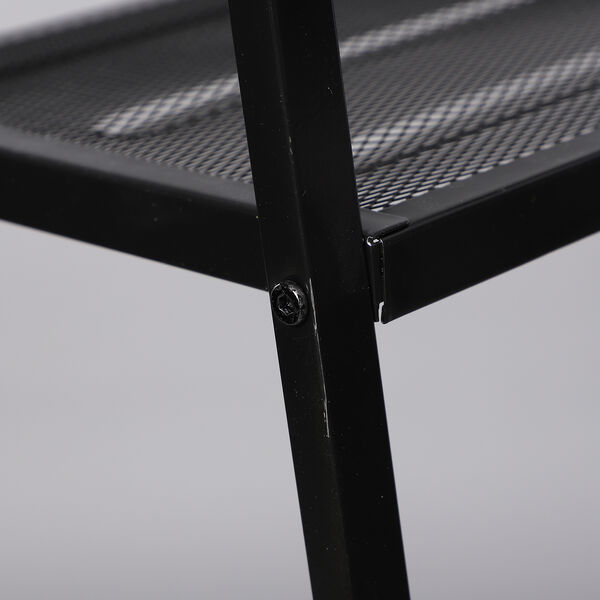 Lagerregal mit 4 Regalb&ouml;den, Gr&ouml;&szlig;e: 60x35x147 cm, Schwarz&nbsp; image number 4