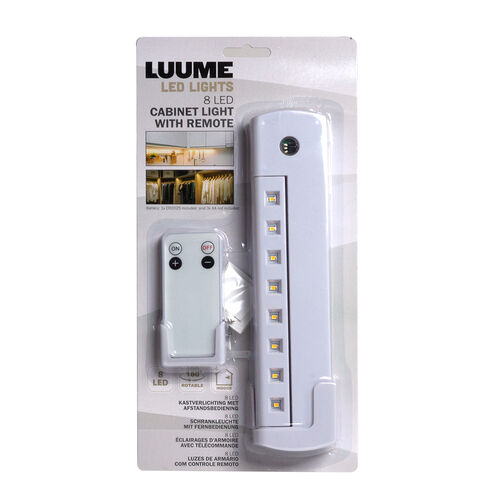 8 LED Schrank-Licht mit Fernbedienung und Dimmfunktion image number 1