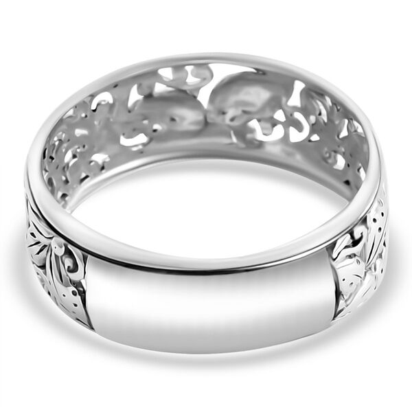 Royal Bali Kollektion- Schmetterling Bandring in 925 Silber image number 4