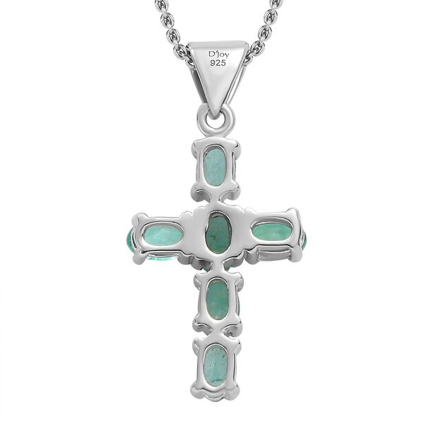 Smaragd Anh&auml;nger mit 50cm Kette - 1,25 ct. image number 5