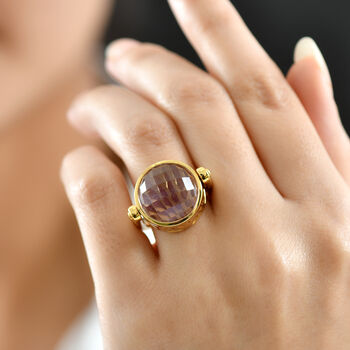 EVER TRUE Rose De France Amethyst Ring Nickelfreies Messing (Gr&ouml;&szlig;e 19.00) ca. 12,95 ct