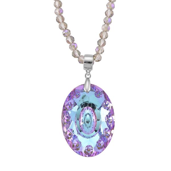 Lila Magischerfarbe Kristall Schmuckset