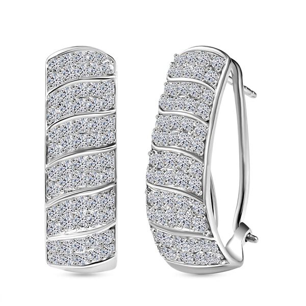 LUXURIANT DIAMOND - Lab Grown Diamant SI-GH SGL zertifiziert Ohrringe 925 Silber rhodiniert ca. 2.00 ct image number 0