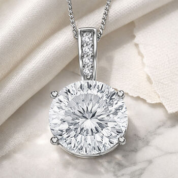 D'Joy Moissanit Schmuckset ca. 45 cm 925 Silber rhodiniert ca. 6.01 ct