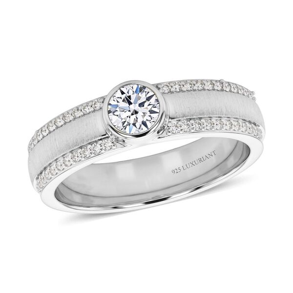 LUXURIANT DIAMOND - Lab Grown Diamant SI-GH Ring 925 Silber Rhodiniert (Gr&ouml;&szlig;e 17.00) ca. 0,51 ct image number 4