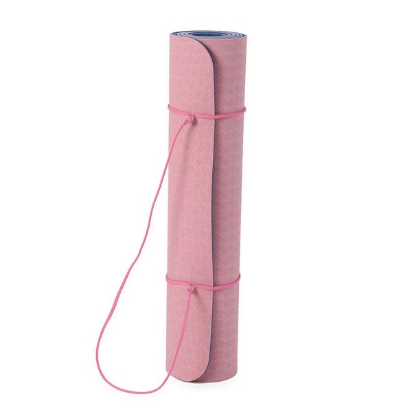 TPE rutschfeste Yogamatte, Rosa image number 8