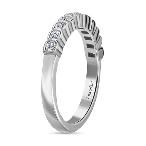 LUXURIANT DIAMOND - Lab Grown Diamant SI Ring 925 Silber rhodiniert (Größe 17.00) ca. 0.28 ct image number 4