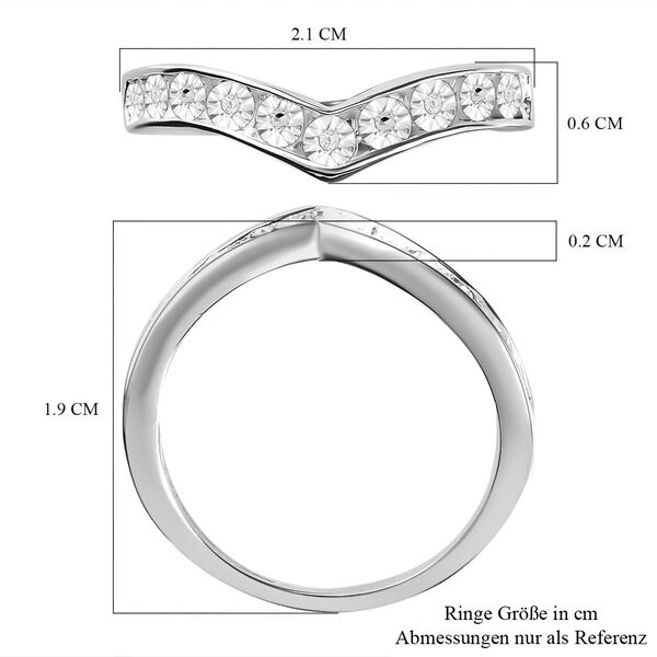 Diamant Wishbone Ring image number 7