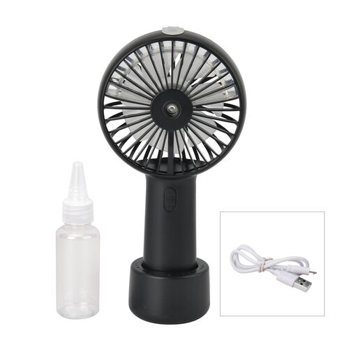 2-in-1 Nebelspray-Ventilator, Schwarz image number 0