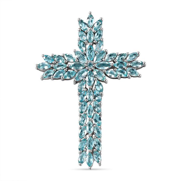 Paraiba Apatit Anhänger - 8,48 ct. image number 0
