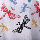 T-Shirt mit Libellen-Stickerei, Weiß, Einheitsgröße  image number 3