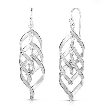 NY Kollektion - Ohrringe, 925 Silber rhodiniert ca. 5,00g