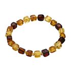 Mehrfarbiger Bernstein Armband Flexibles (18 - 19 cm)