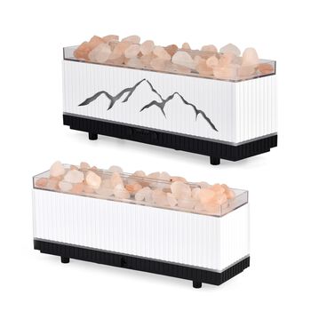 Aroma-Luftbefeuchter mit Doppel-Spr&uuml;hfunktion, LED-Licht und 10 Duft&ouml;len, 200 ml