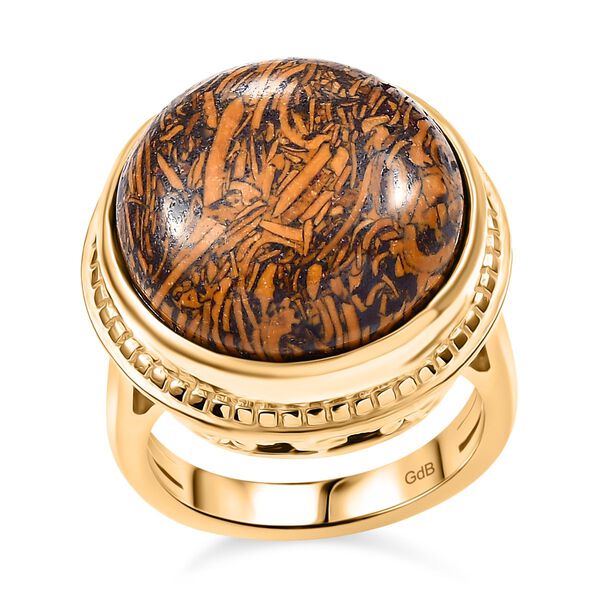 Skript Stein Ring Messing (Größe 21.00) ca. 14,66 ct image number 4