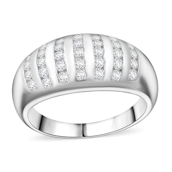 LUSTRO STELLA weißer Zirkonia Ring image number 3