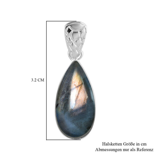 Labradorit-Anhänger, 925 Silber ca. 7,83 ct image number 6