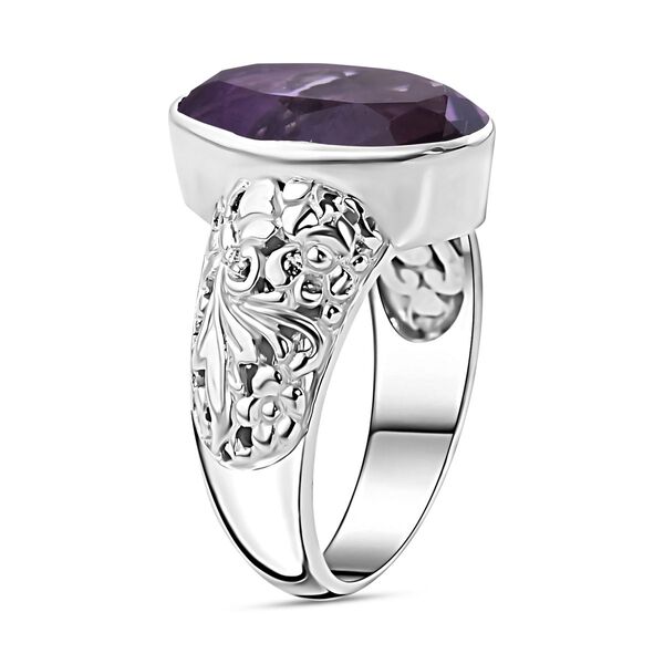 Royal Bali - Rose De France Amethyst Ring, 925 Silber (Gr&ouml;&szlig;e 18.00) ca. 7.07 ct image number 3