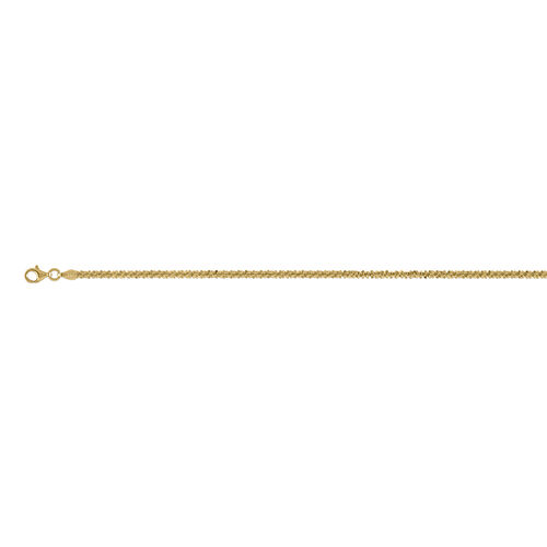 Italienische Funkelkette, 45 cm - 6,33g image number 0