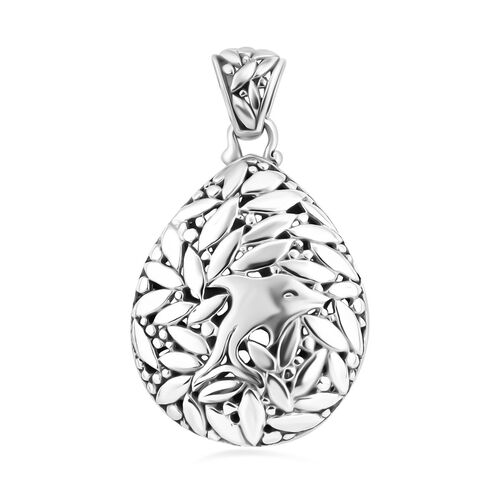 Royal Bali Kollektion- Strukturierter Anhänger in 925 Silber image number 0