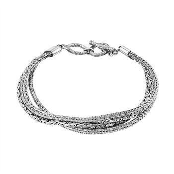 Royal Bali Kollektion- Tulang Naga und Borobudur mehrlagiges Armband 19cm