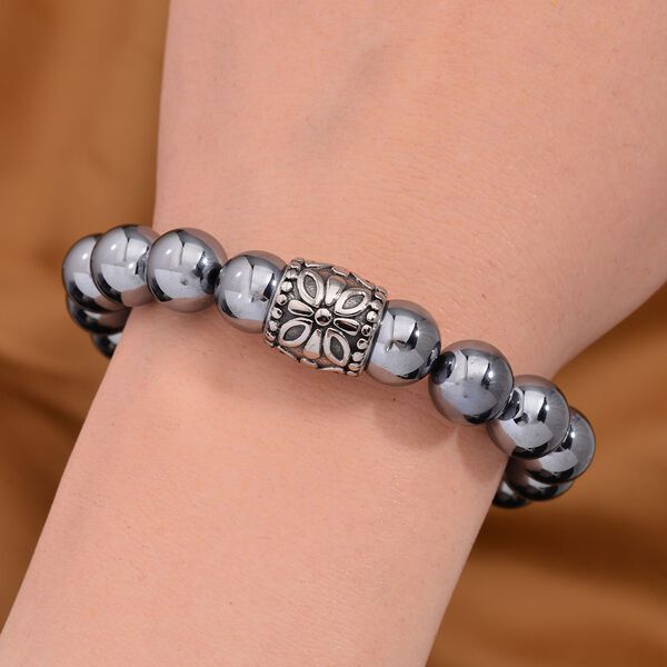 Terahertz  Armband Flexibles Schwarz oxidiert ca. 115.00 ct image number 2