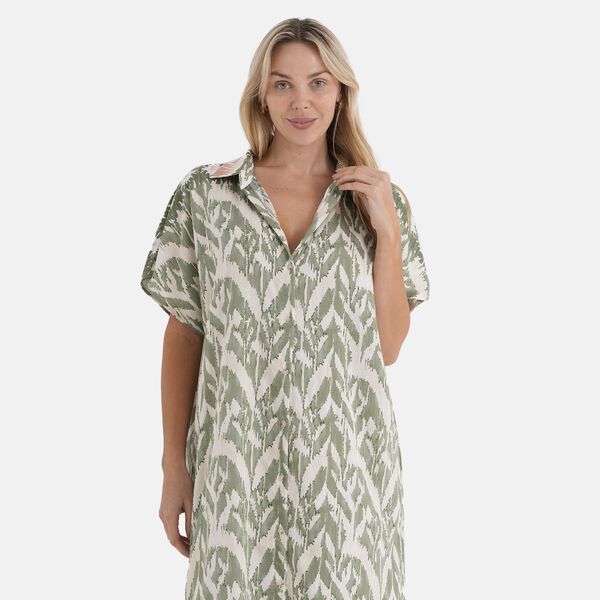  La Marey  woven long print  dresses image number 6