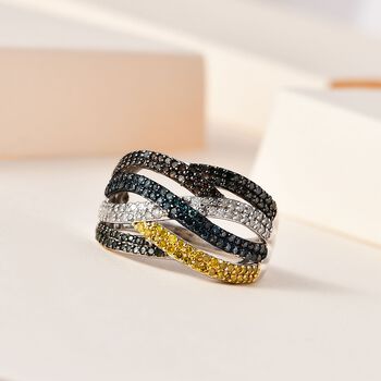 Mehrfarbiger Diamant-Ring - 1 ct.