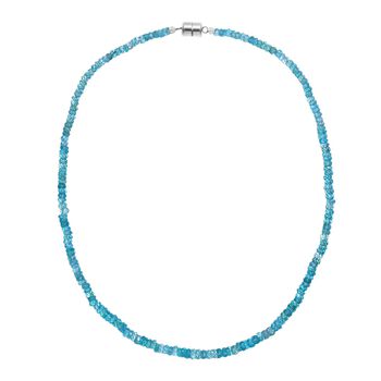 Betroka blaue Apatit Halskette, 45cm - 85 ct.