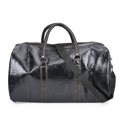 Stylische XL-Reisetasche - Vielseitige Tasche, Ma&szlig;e 50x26x28cm, Schwarz