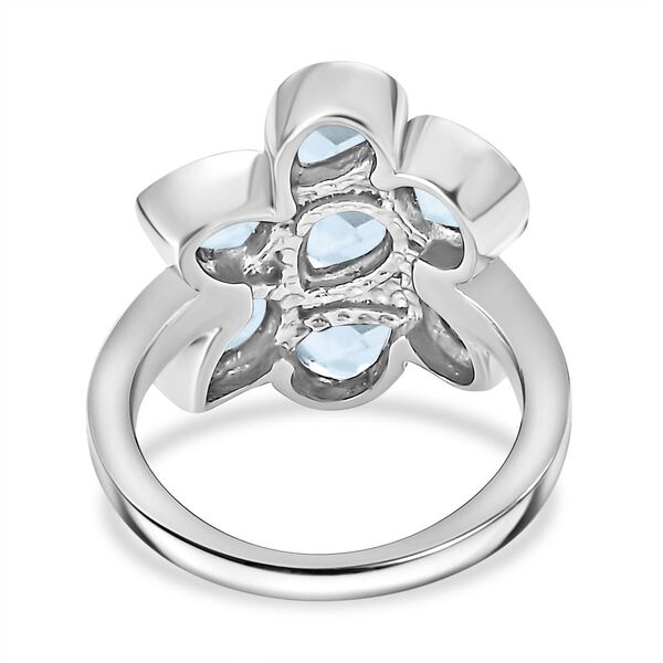 Himmelblauer Topas-Ring - 3,49 ct. image number 6