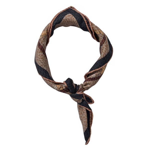 LA MAREY Foulard Quadratischer Schal, Braun image number 7