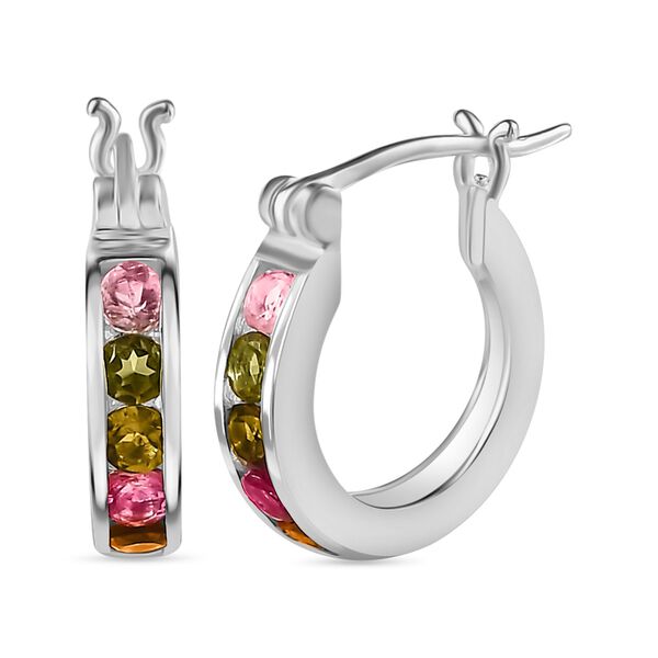 Multi-Turmalin Creolen - 0,86 ct.