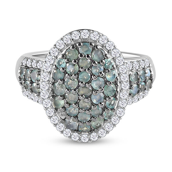 Alexandrit und Zirkon-Ring - 1,91 ct. image number 0