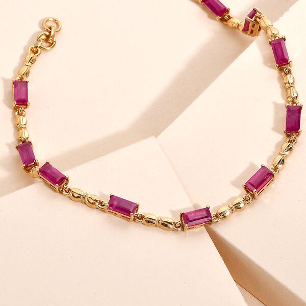 Afrikanisches Rubin-Armband in Silber image number 2