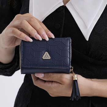 Geldb&ouml;rse mit RFID-Schutz, 11x8x4cm, Dunkelblau