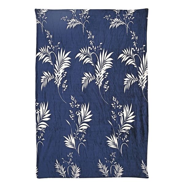 "Printed flannel blanket 155gsm Colour-Grey & Orange" image number 6