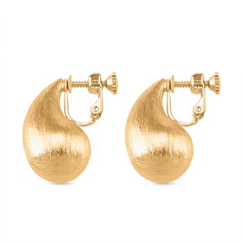 Designer-inspiriert- Tropfen Ohrringe, Messing, Goldfarben