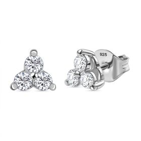 LUXURIANT DIAMOND- SI Labor Diamant Ohrringe, 925 Silber rhodiniert - 0,50 ct.