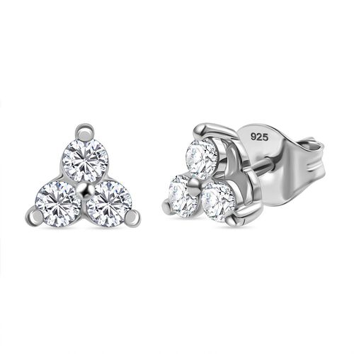 LUXURIANT DIAMOND- SI Labor Diamant Ohrringe, 925 Silber rhodiniert - 0,50 ct. image number 0