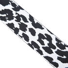 Verstellbarer Riemen, Leopardenmuster, Größe: 80-115x5cm cm, Schwarz und Weiß image number 2